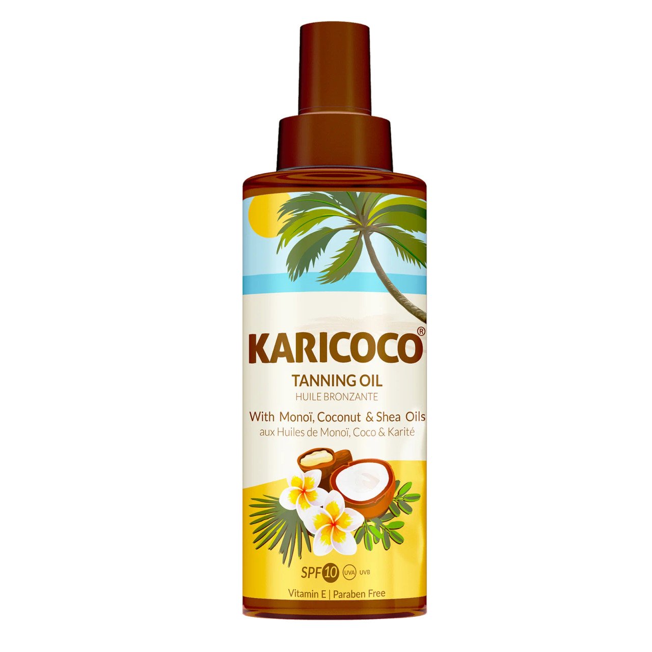 Tanning Oil SPF10 with Monoi & Shea