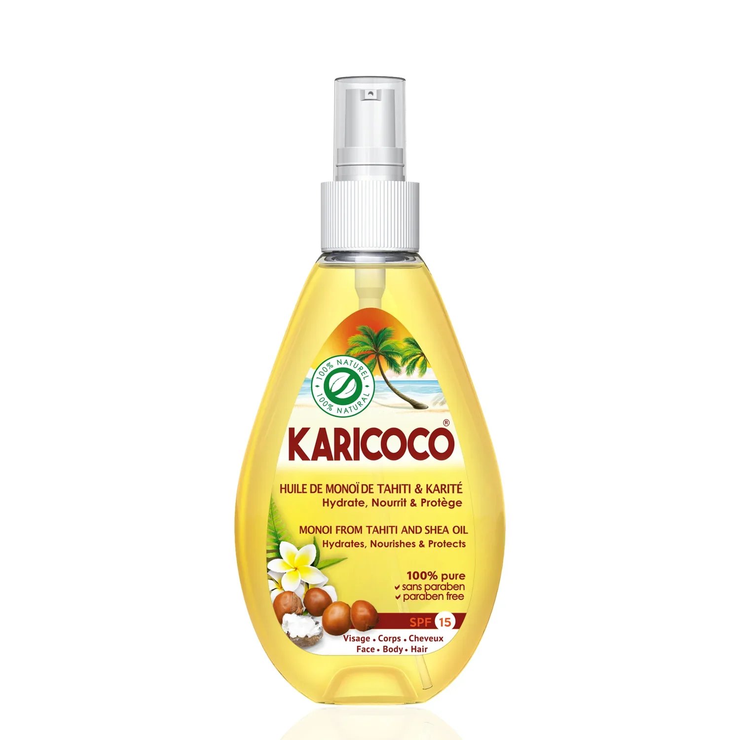 Monoi de Tahiti & Karite Oil SPF15